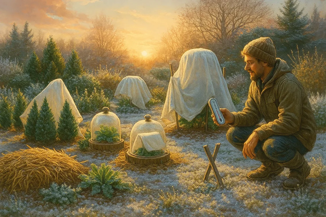 🌱 Frost Protection for Plants: Decision Guide to Choosing the Right Cover for Every Temperature