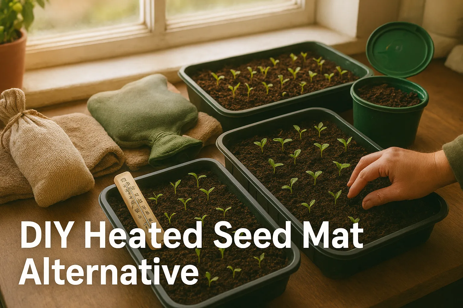 🌱DIY Heated Seed Mat Alternative: Low-Energy Ways to Start Seeds Early and Save Money