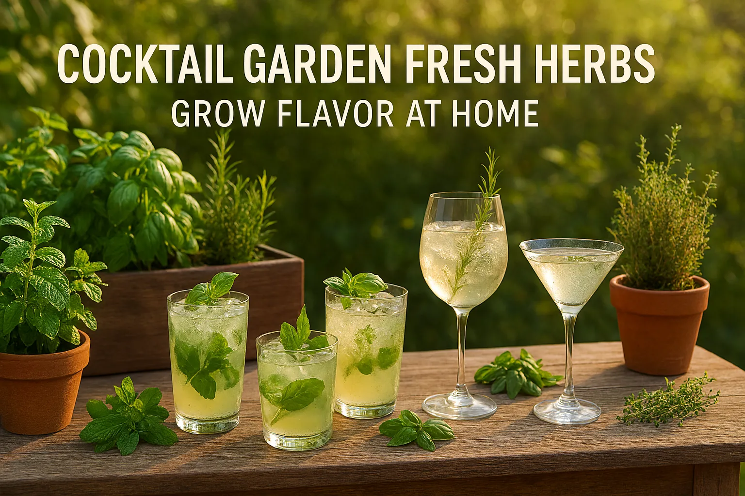 How to Plant a Cocktail Garden Herbs for Fresh Drinks