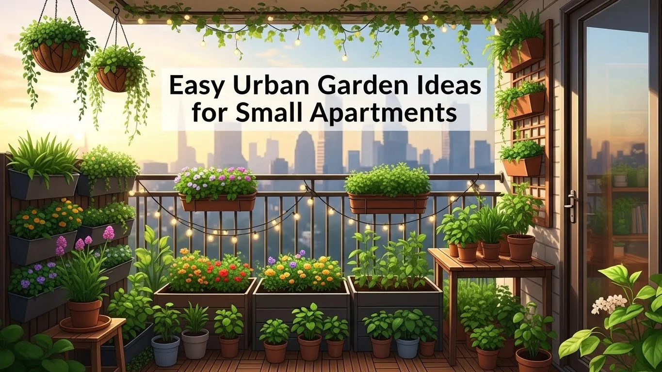 Easy Urban Gardening Ideas for Apartments: Bring Joy to Tiny Spaces