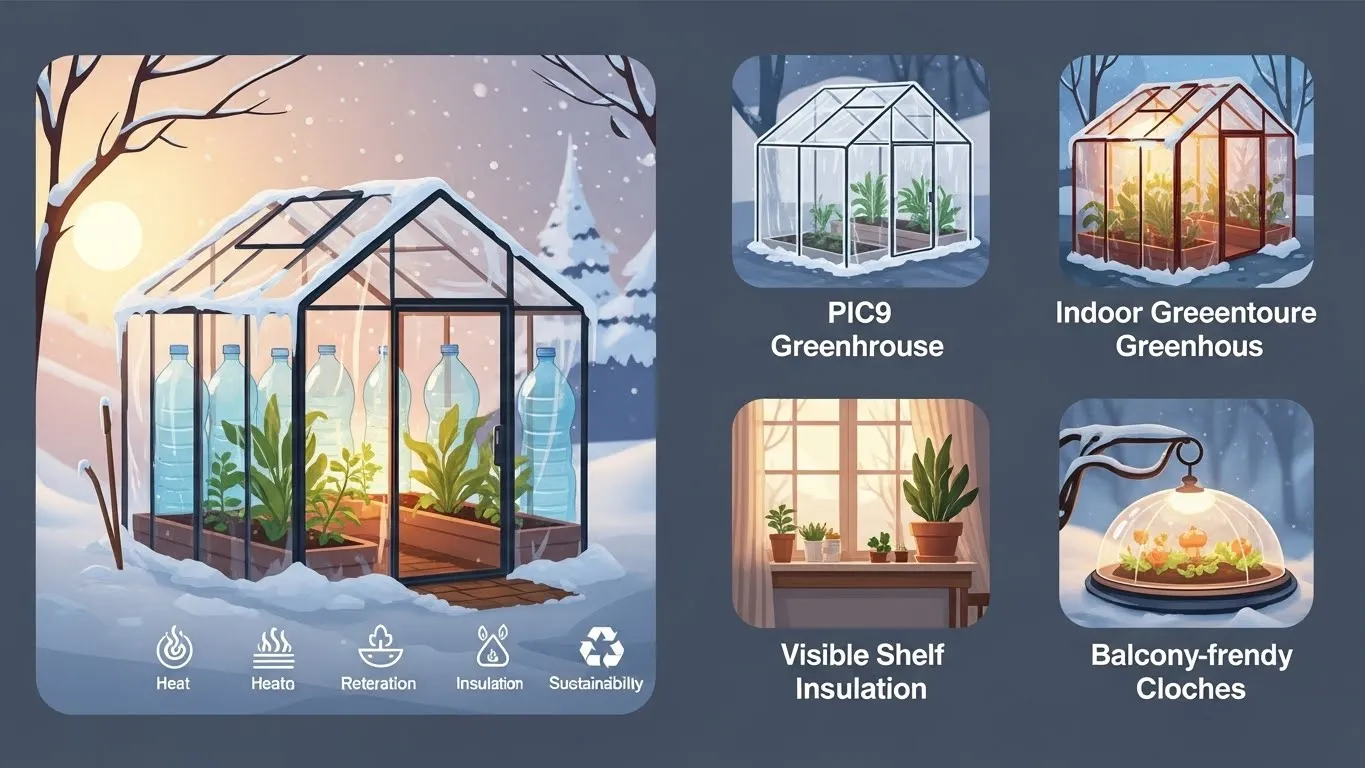 DIY Winter Greenhouse Ideas (Cheap & Small Space Friendly)