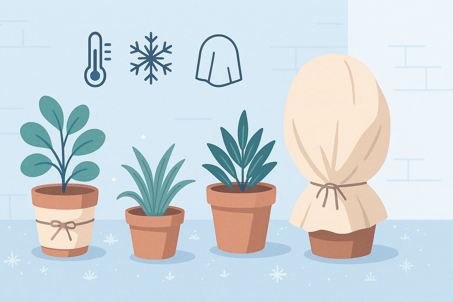 🌱 How to Protect Potted Plants From Frost (Beginner-Friendly Guide)