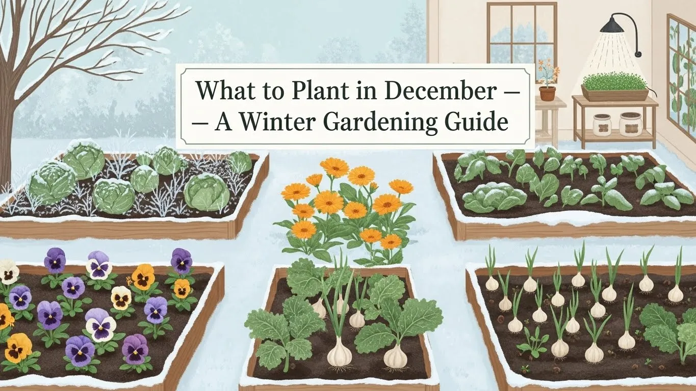 What to Plant in December: Cold-Hardy Crops That Thrive in Winter
